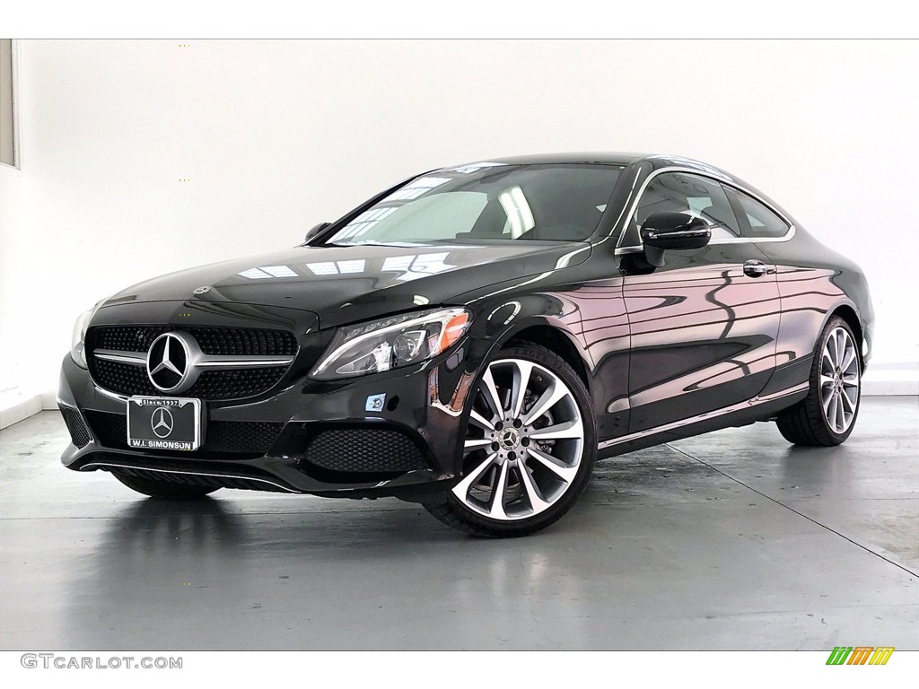 Black 2018 Mercedes-Benz C 300 Coupe Exterior Photo #141844539