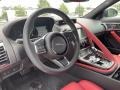 2021 Jaguar F-TYPE Mars Red Interior Steering Wheel Photo