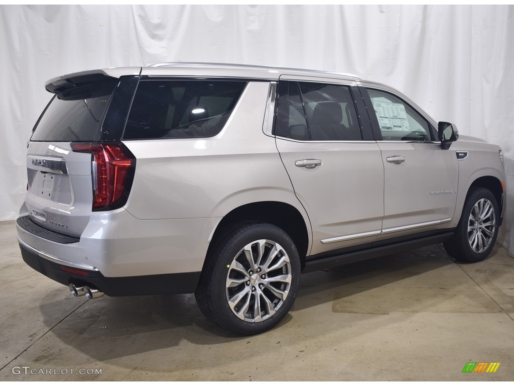 2021 Yukon Denali 4WD - Pearl Beige Metallic / Teak/­Light Shale photo #2