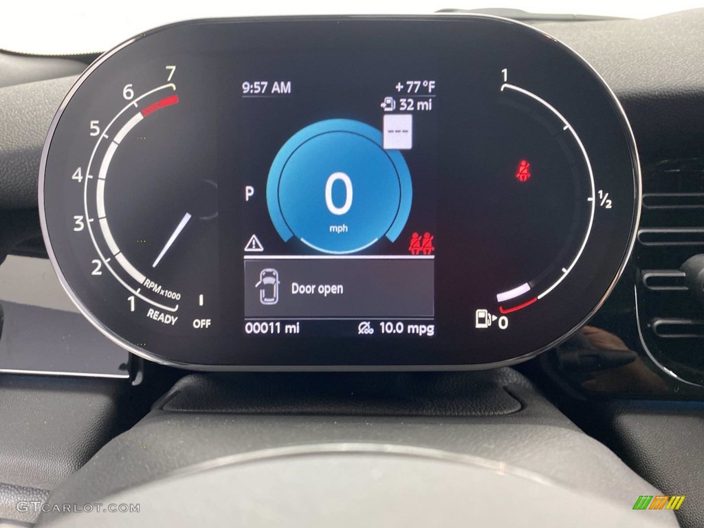 2022 Mini Convertible Cooper S Gauges Photos
