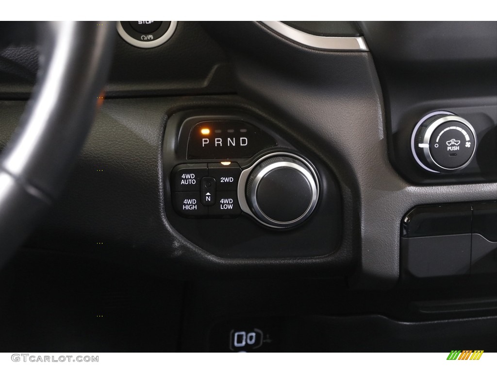 2019 1500 Big Horn Quad Cab 4x4 - Bright White / Black/Diesel Gray photo #10