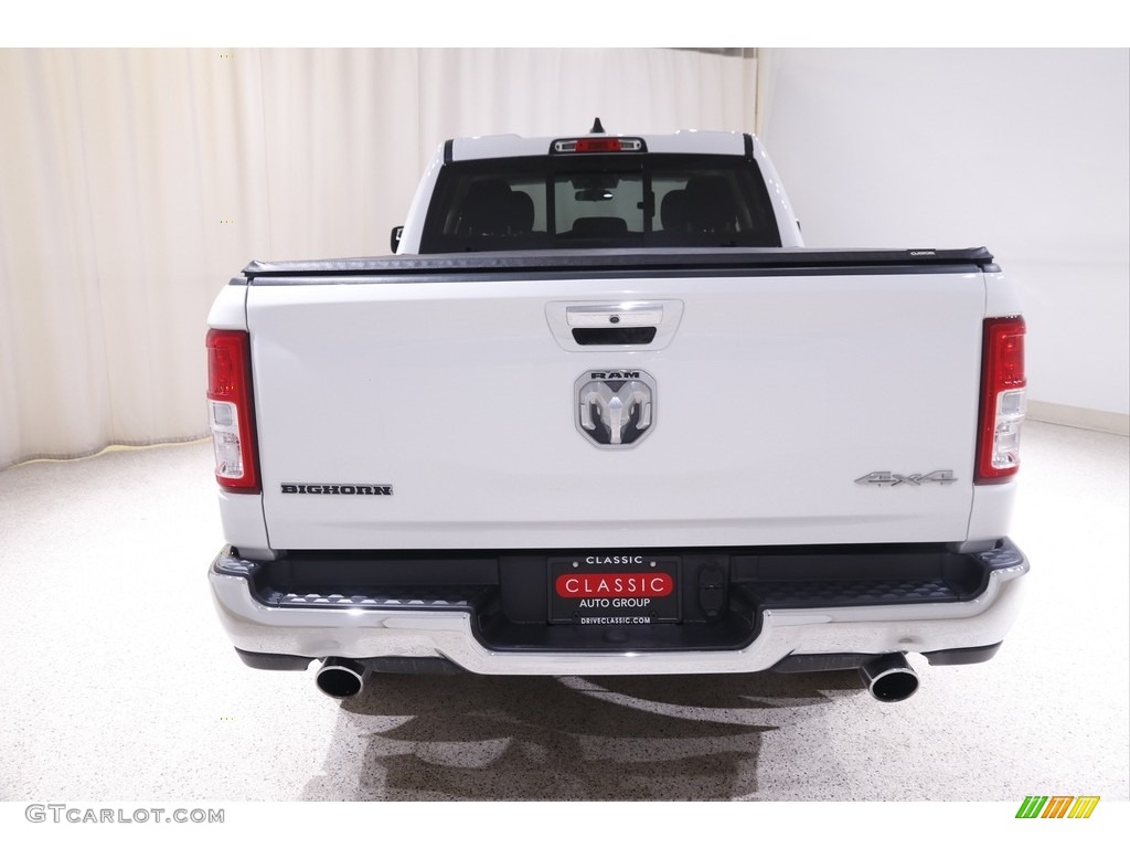 2019 1500 Big Horn Quad Cab 4x4 - Bright White / Black/Diesel Gray photo #17