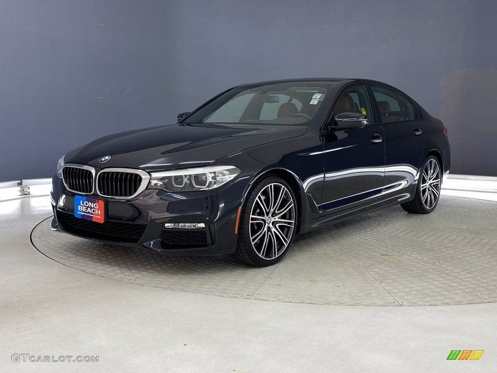 2018 5 Series 540i Sedan - Carbon Black Metallic / Cognac photo #3
