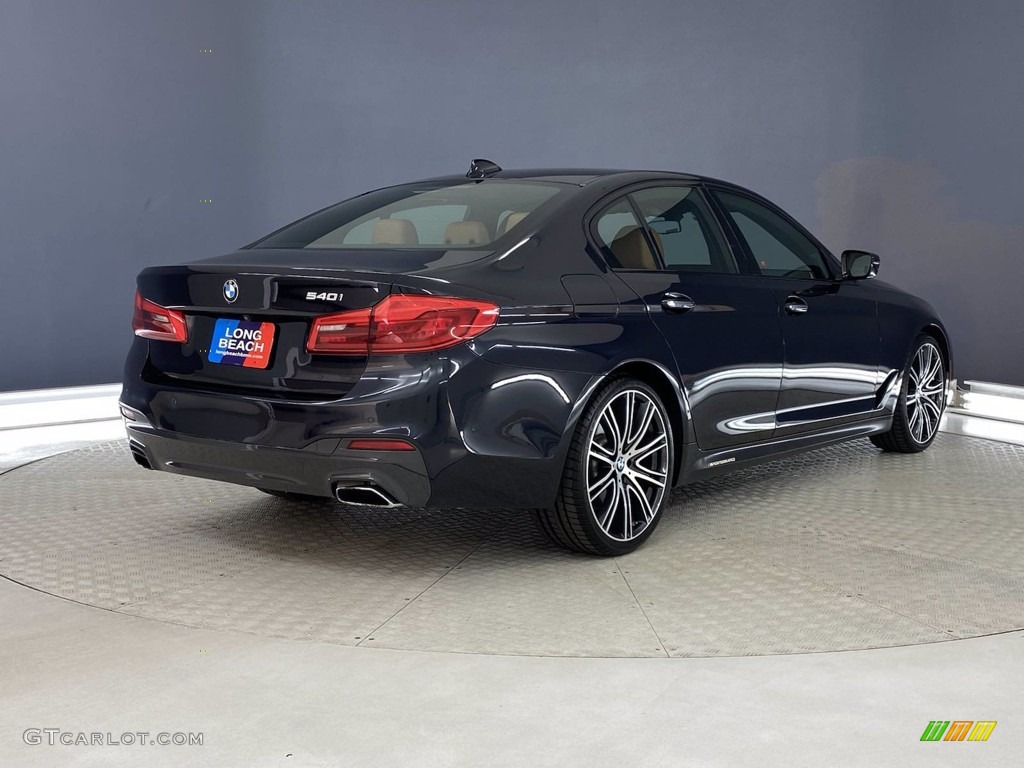 2018 5 Series 540i Sedan - Carbon Black Metallic / Cognac photo #5