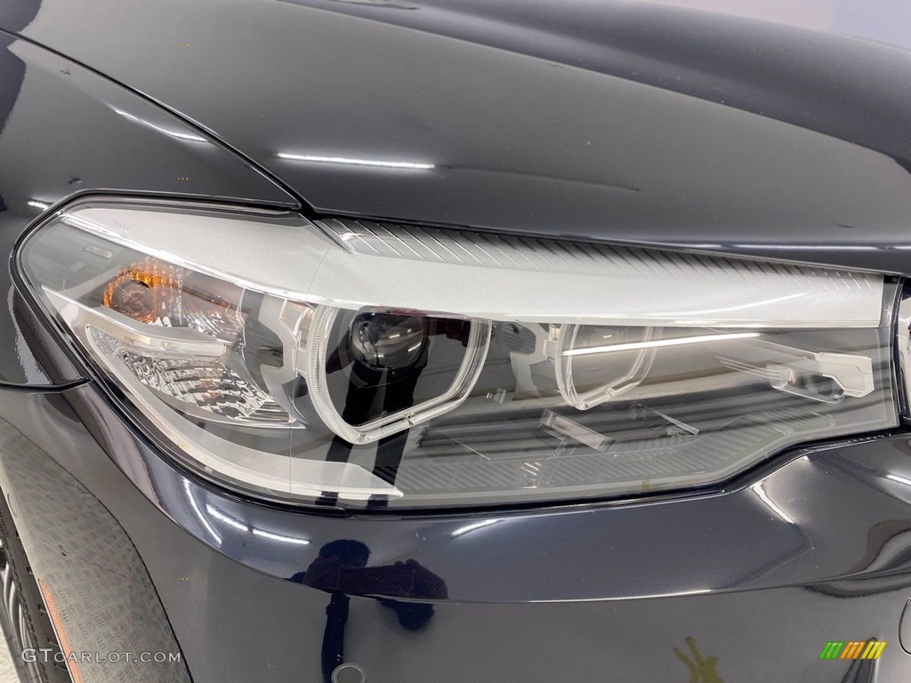 2018 5 Series 540i Sedan - Carbon Black Metallic / Cognac photo #7