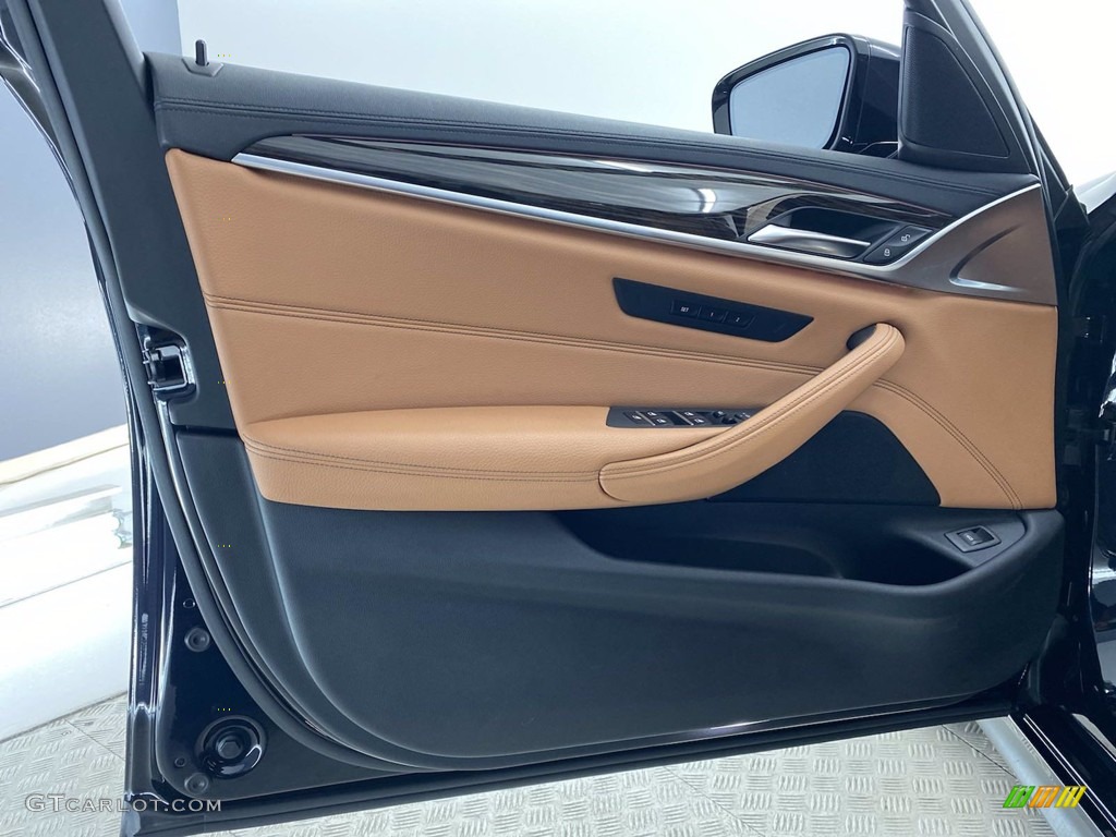 2018 5 Series 540i Sedan - Carbon Black Metallic / Cognac photo #13