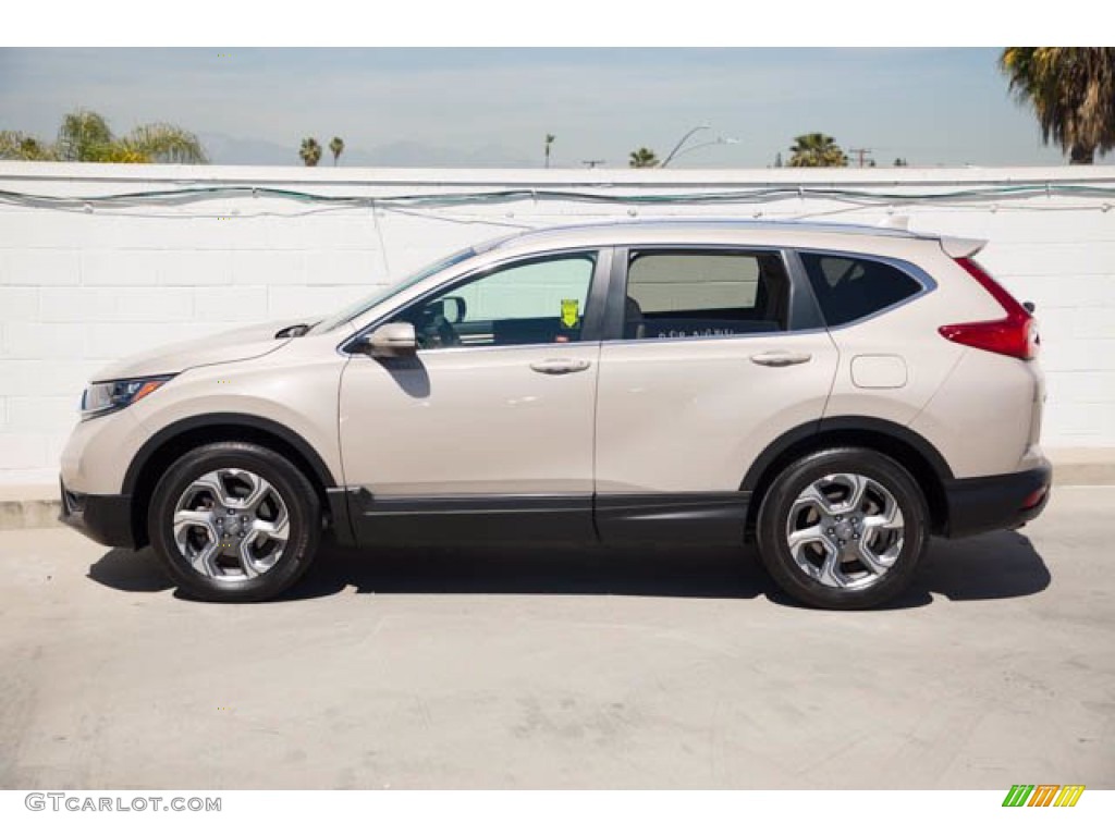 2018 CR-V EX AWD - Sandstorm Metallic / Ivory photo #8