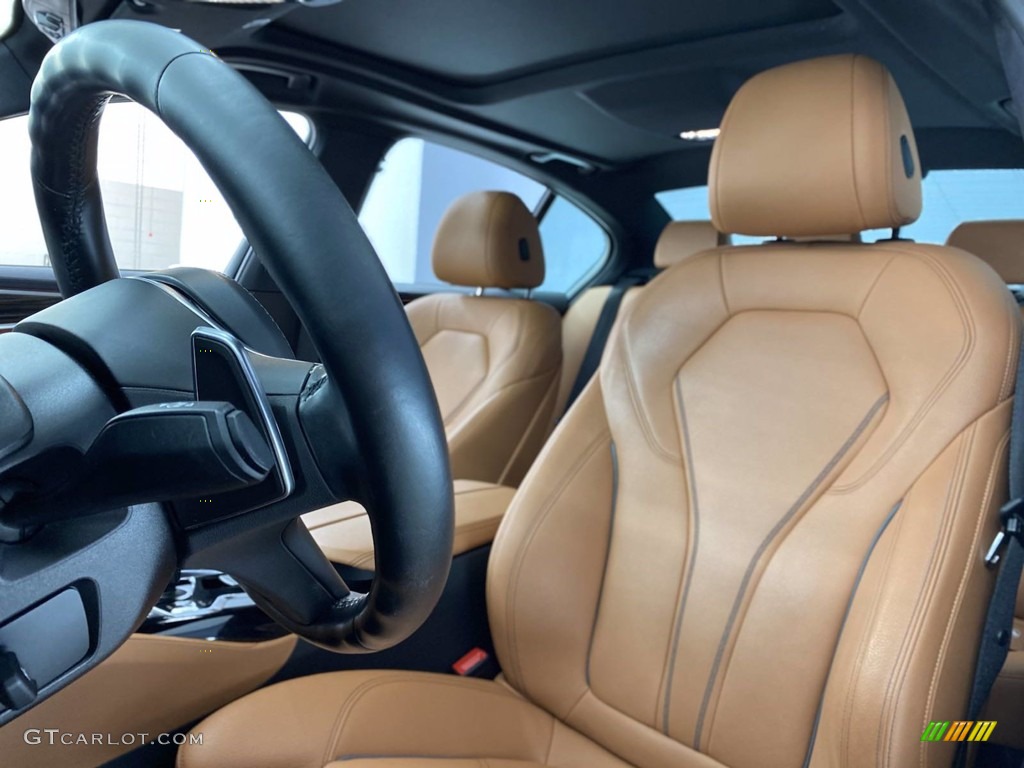 2018 5 Series 540i Sedan - Carbon Black Metallic / Cognac photo #17