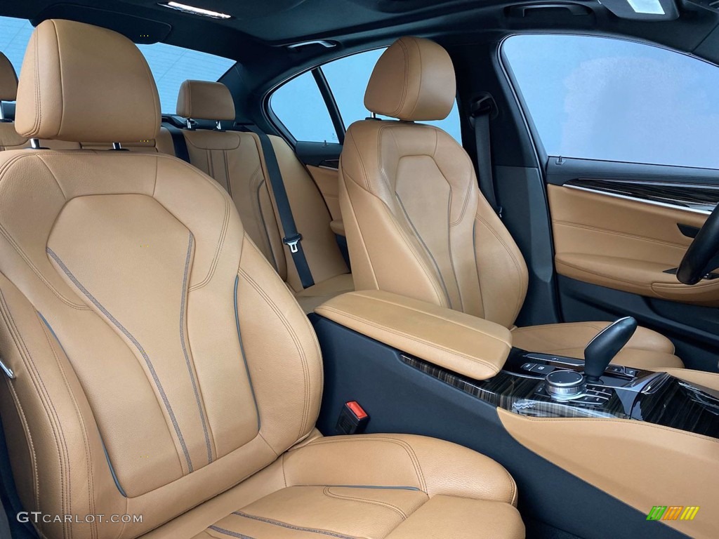 2018 5 Series 540i Sedan - Carbon Black Metallic / Cognac photo #34