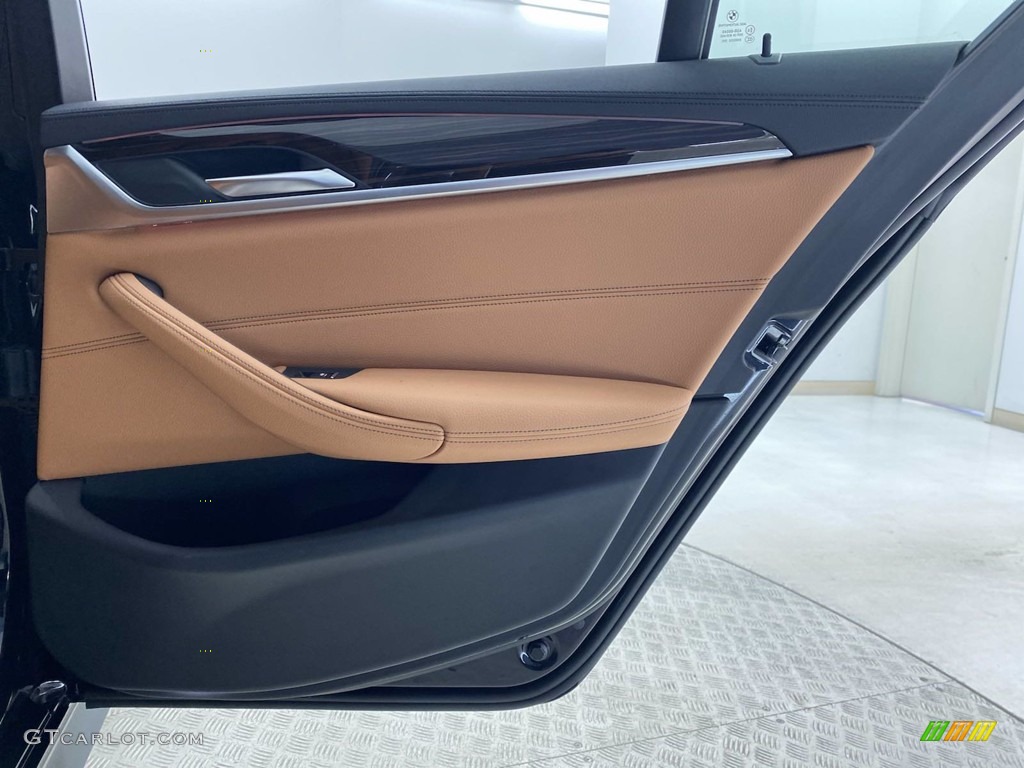 2018 5 Series 540i Sedan - Carbon Black Metallic / Cognac photo #35