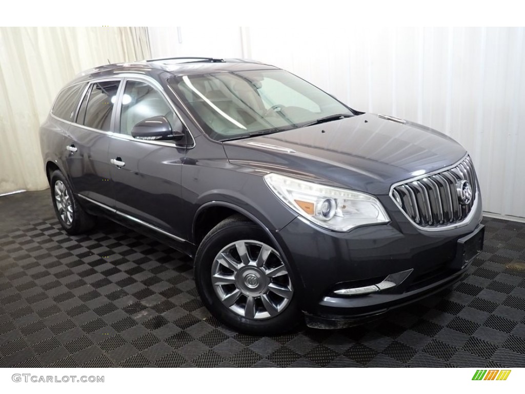 2013 Enclave Leather - Iridium Metallic / Titanium Leather photo #5