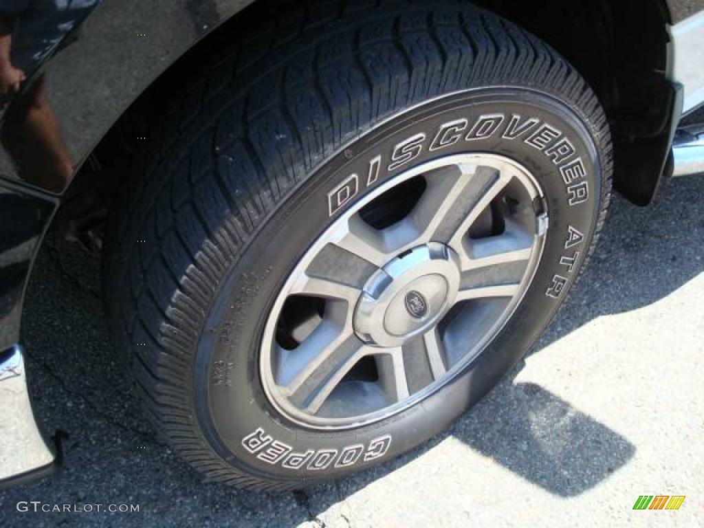 2005 F150 XLT Regular Cab - Black / Medium Flint Grey photo #7