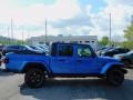 2021 Hydro Blue Pearl Jeep Gladiator Willys 4x4  photo #4