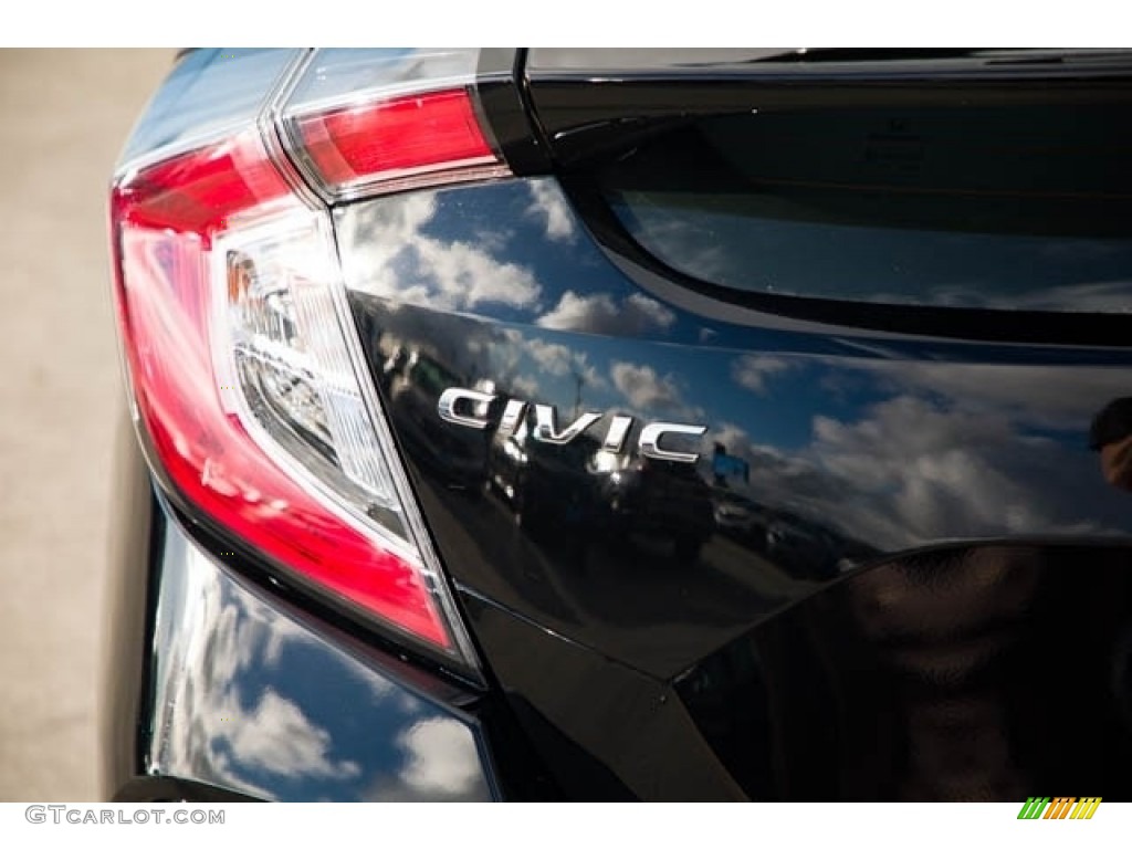 2021 Civic EX Hatchback - Crystal Black Pearl / Black photo #6