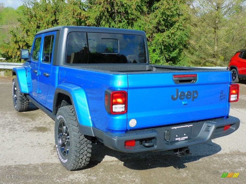 2021 Gladiator Willys 4x4 - Hydro Blue Pearl / Black photo #7