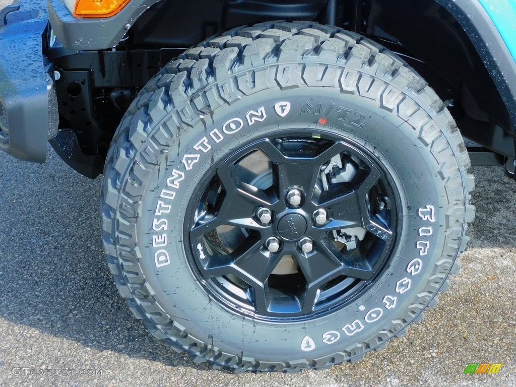 2021 Gladiator Willys 4x4 - Hydro Blue Pearl / Black photo #9