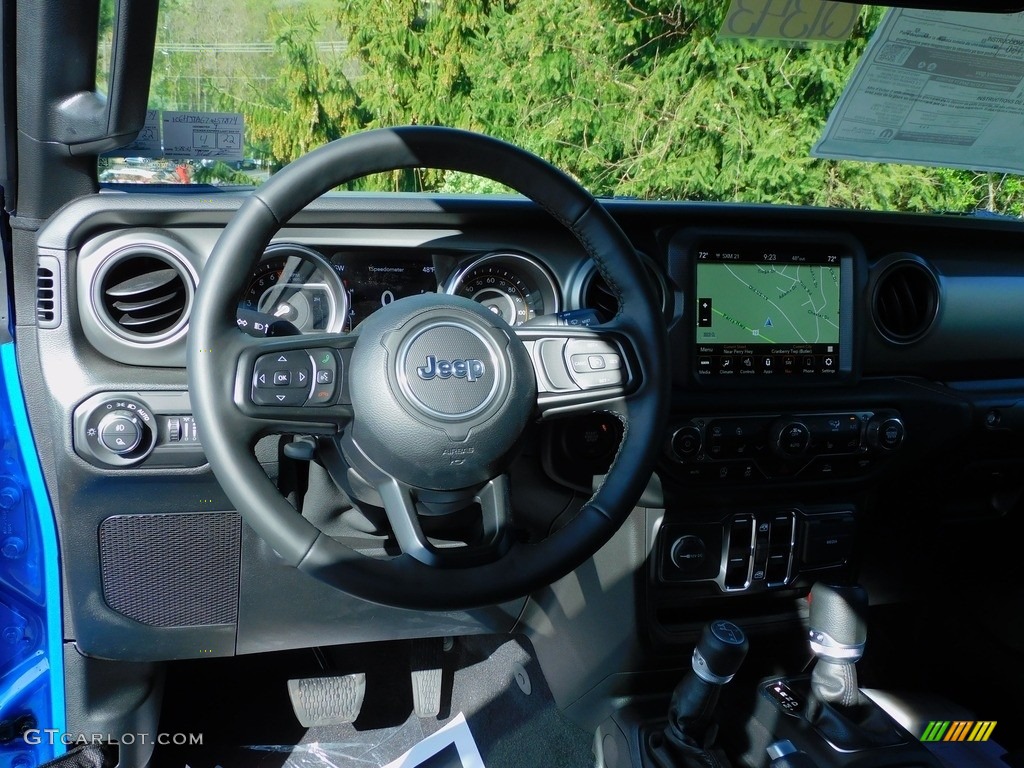2021 Gladiator Willys 4x4 - Hydro Blue Pearl / Black photo #12