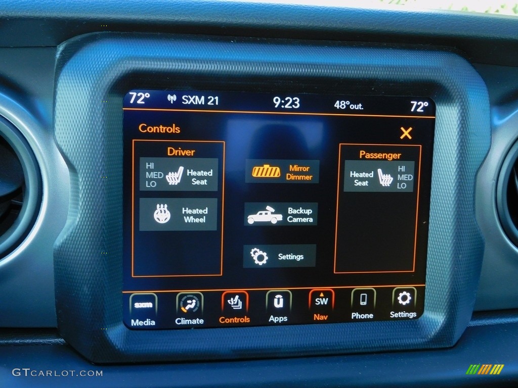 2021 Gladiator Willys 4x4 - Hydro Blue Pearl / Black photo #15