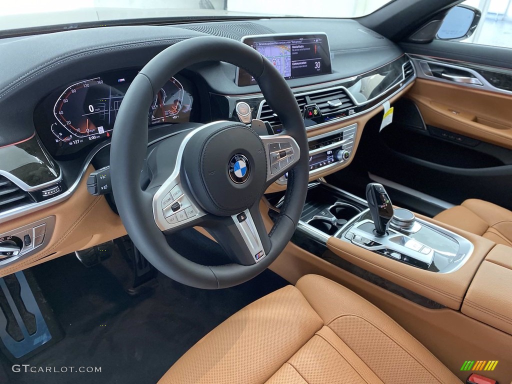 Cognac Interior 2022 BMW 7 Series 740i Sedan Photo #141847743