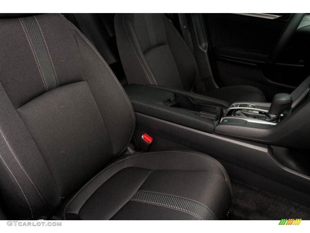 2021 Civic EX Hatchback - Crystal Black Pearl / Black photo #30