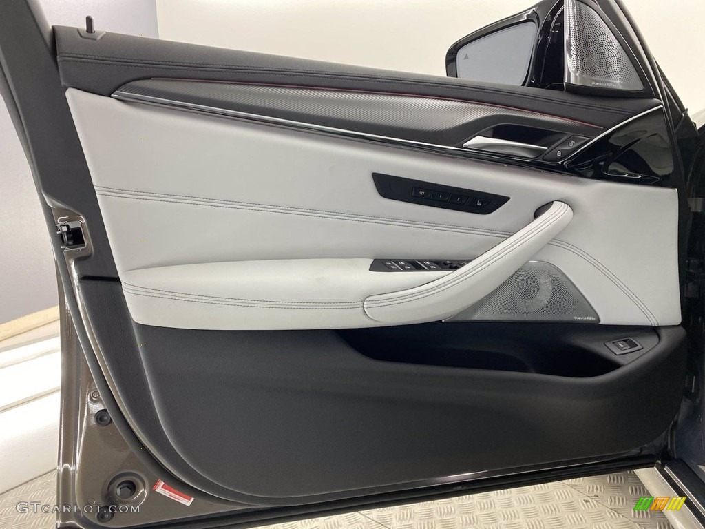 2021 BMW M5 Sedan Silverstone Door Panel Photo #141848499