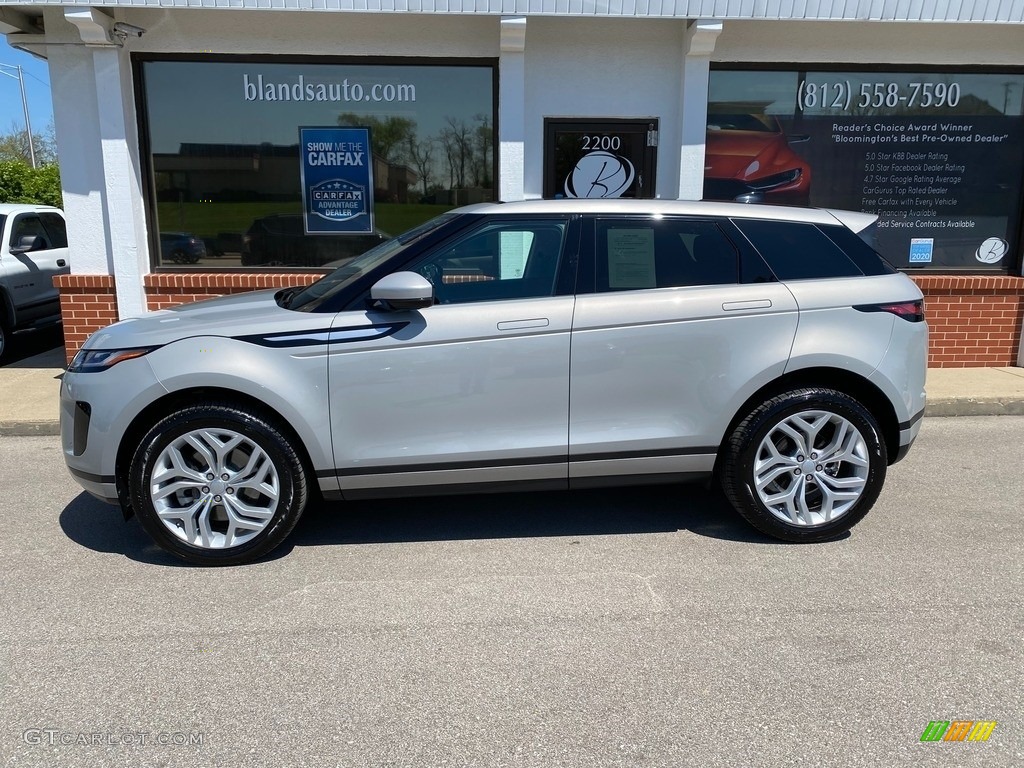 2020 Range Rover Evoque S - Indus Silver Metallic / Ebony photo #1