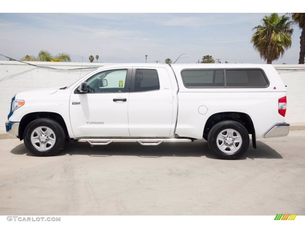 Super White 2016 Toyota Tundra SR5 Double Cab Exterior Photo #141851799