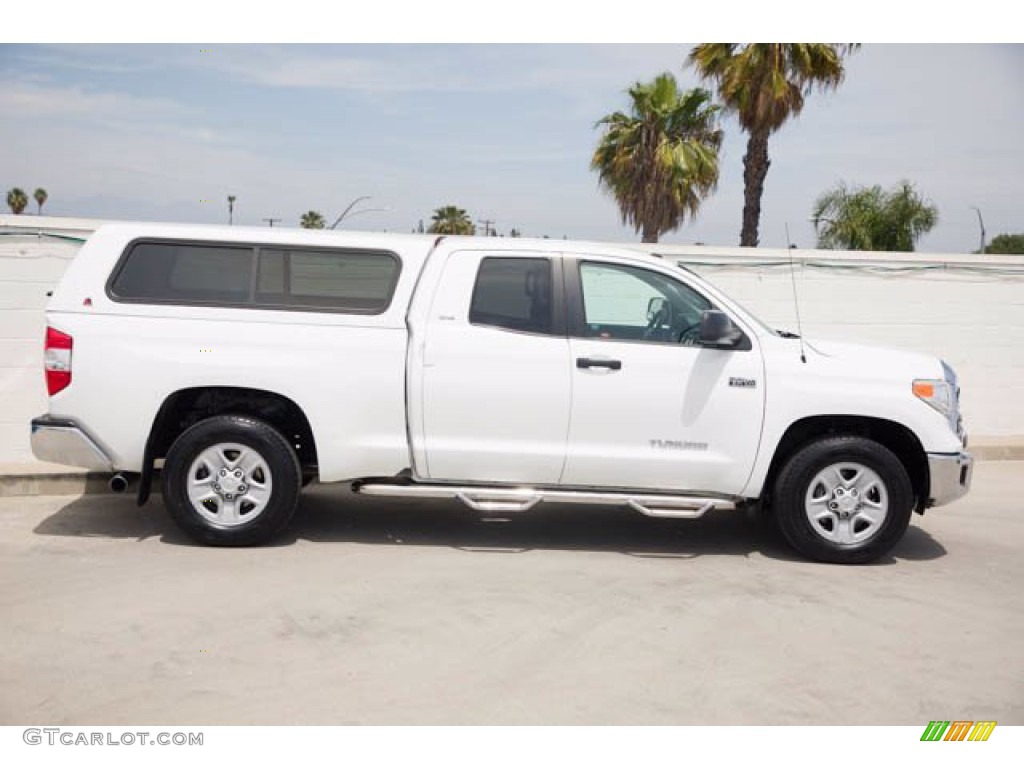 Super White 2016 Toyota Tundra SR5 Double Cab Exterior Photo #141851826