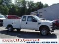 2009 Oxford White Ford F250 Super Duty XL SuperCab 4x4 Chassis Utility  photo #1