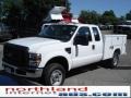 2009 Oxford White Ford F250 Super Duty XL SuperCab 4x4 Chassis Utility  photo #15