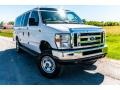 Oxford White 2014 Ford E-Series Van E350 XLT 4x4 Passenger Van