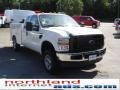 2009 Oxford White Ford F250 Super Duty XL SuperCab 4x4 Chassis Utility  photo #17