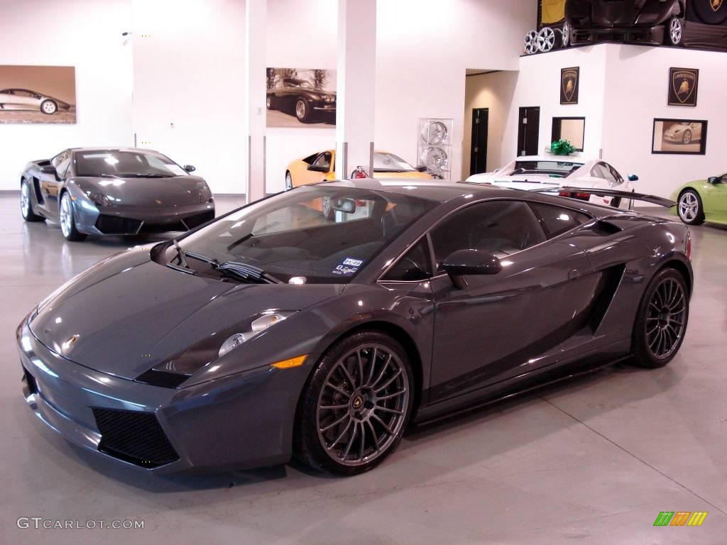 2008 Gallardo Superleggera - Grigio Telesto Metallic (Grey) / Nero Superleggera photo #2