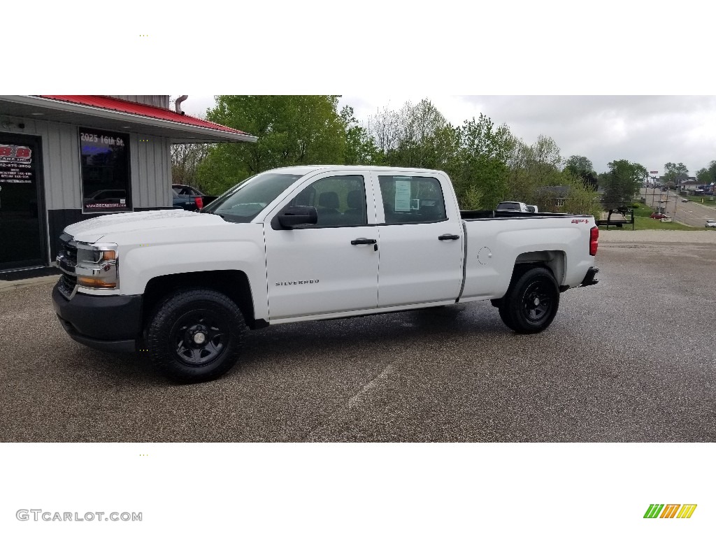 2016 Silverado 1500 WT Crew Cab 4x4 - Summit White / Dark Ash/Jet Black photo #1