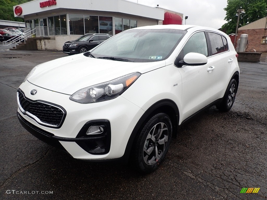 Snow White Pearl 2022 Kia Sportage LX AWD Exterior Photo #141855867