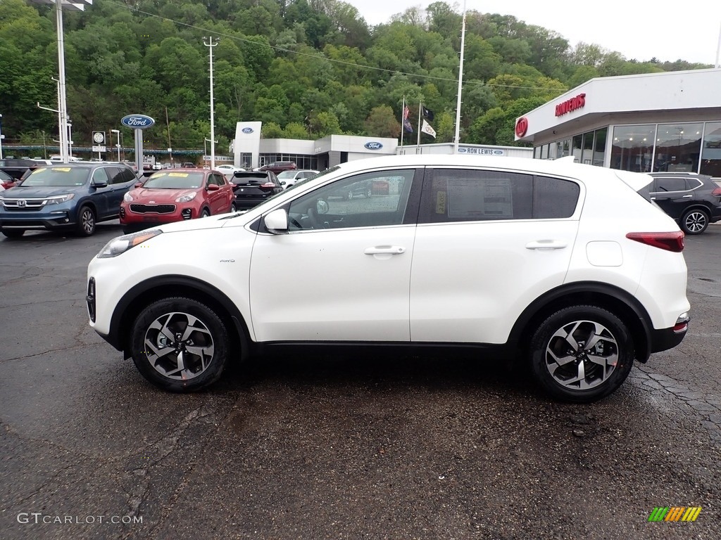 Snow White Pearl 2022 Kia Sportage LX AWD Exterior Photo #141855907