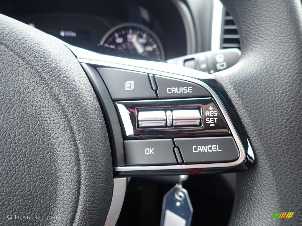 2022 Kia Sportage LX AWD Black Steering Wheel Photo #141856243