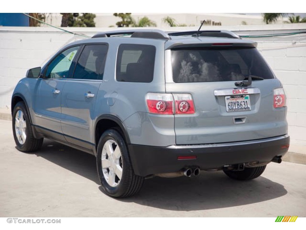 2008 Acadia SLT - Blue-Gold Crystal Metallic / Ebony photo #2