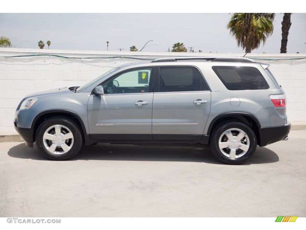 2008 Acadia SLT - Blue-Gold Crystal Metallic / Ebony photo #8