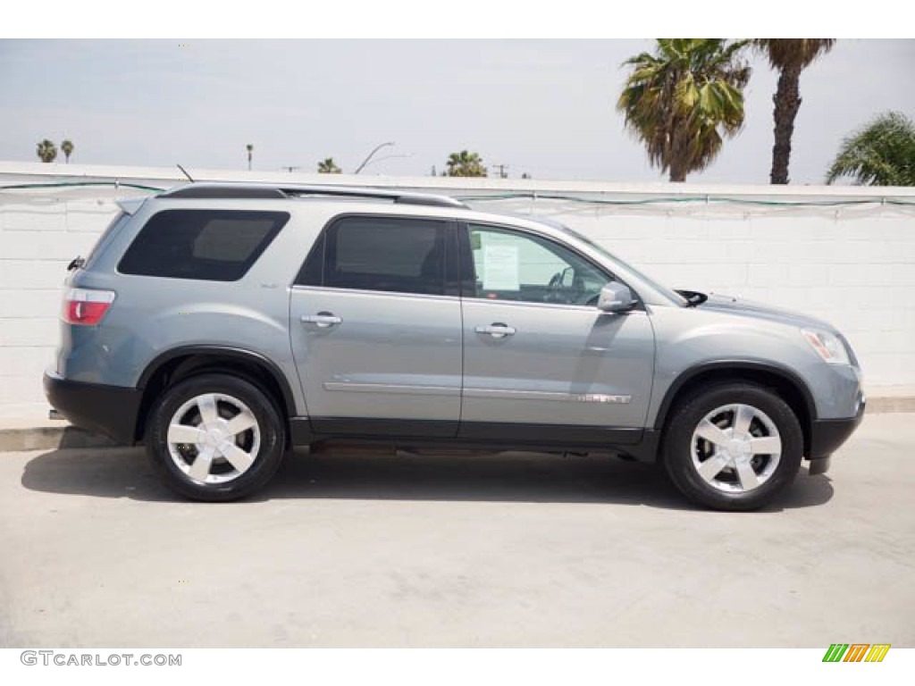 2008 Acadia SLT - Blue-Gold Crystal Metallic / Ebony photo #12