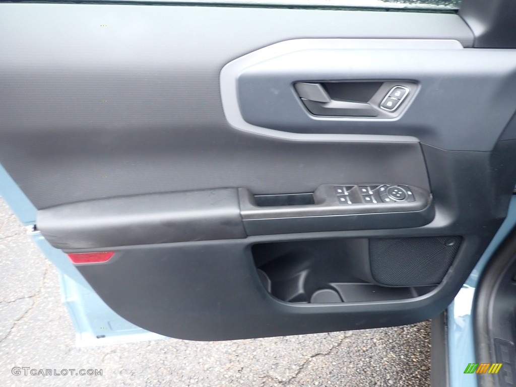 2021 Ford Bronco Sport Big Bend 4x4 Ebony Door Panel Photo #141856615