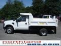 Oxford White - F350 Super Duty XL Regular Cab 4x4 Chassis Dump Truck Photo No. 6