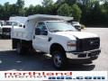 Oxford White - F350 Super Duty XL Regular Cab 4x4 Chassis Dump Truck Photo No. 15