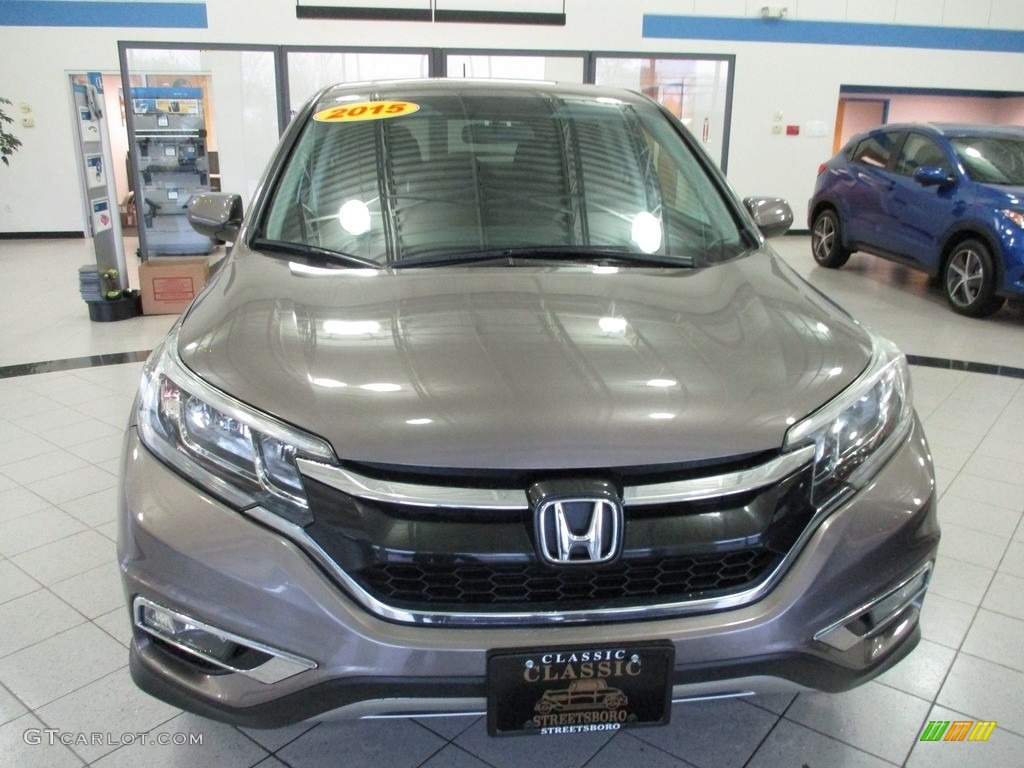 2015 CR-V EX AWD - Urban Titanium Metallic / Black photo #2