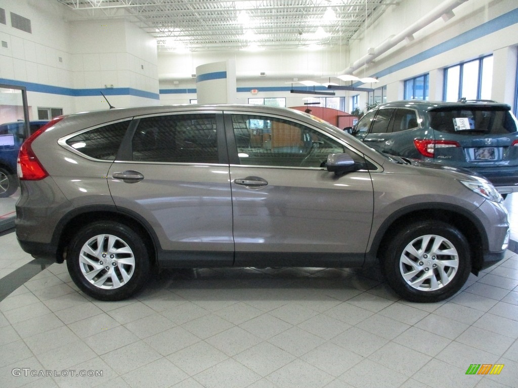 2015 CR-V EX AWD - Urban Titanium Metallic / Black photo #4