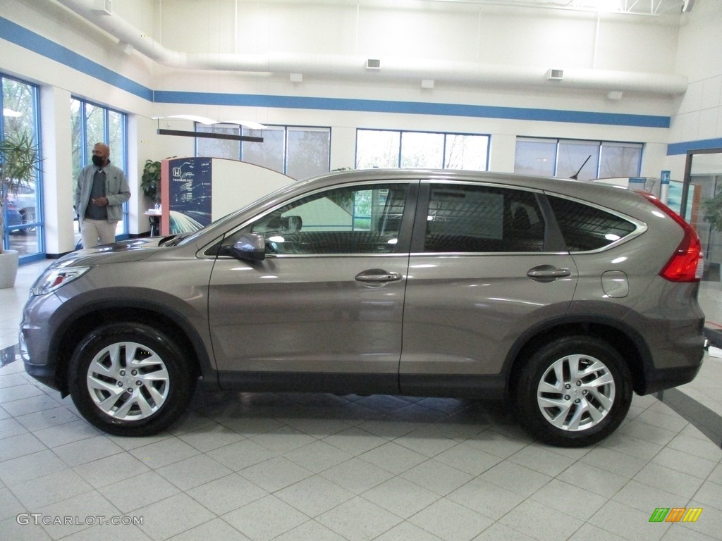 2015 CR-V EX AWD - Urban Titanium Metallic / Black photo #10
