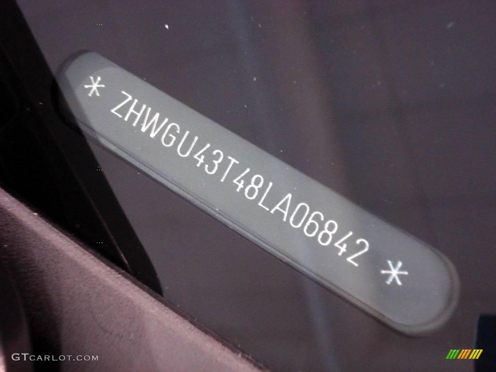 2008 Lamborghini Gallardo Superleggera Info Tag Photo #1418579