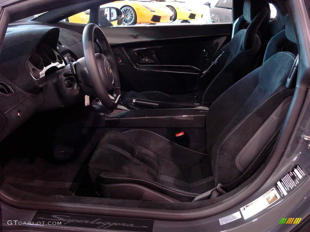 Nero Superleggera Interior 2008 Lamborghini Gallardo Superleggera Photo #1418584