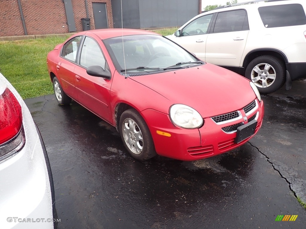 2005 Neon SXT - Flame Red / Dark Slate Gray photo #2