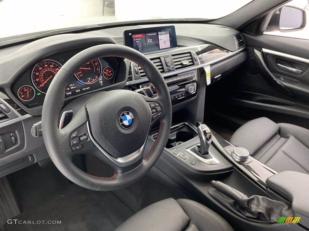 2018 3 Series 330i Sedan - Glacier Silver Metallic / Black photo #16